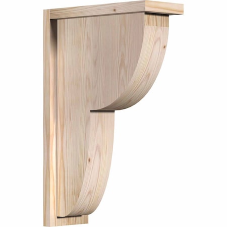 Ekena Millwork Crestline Smooth Corbel w/Backplate, Douglas Fir, 5 1/2"W x 14"D x 22"H COR06X14X22CRE01SDF